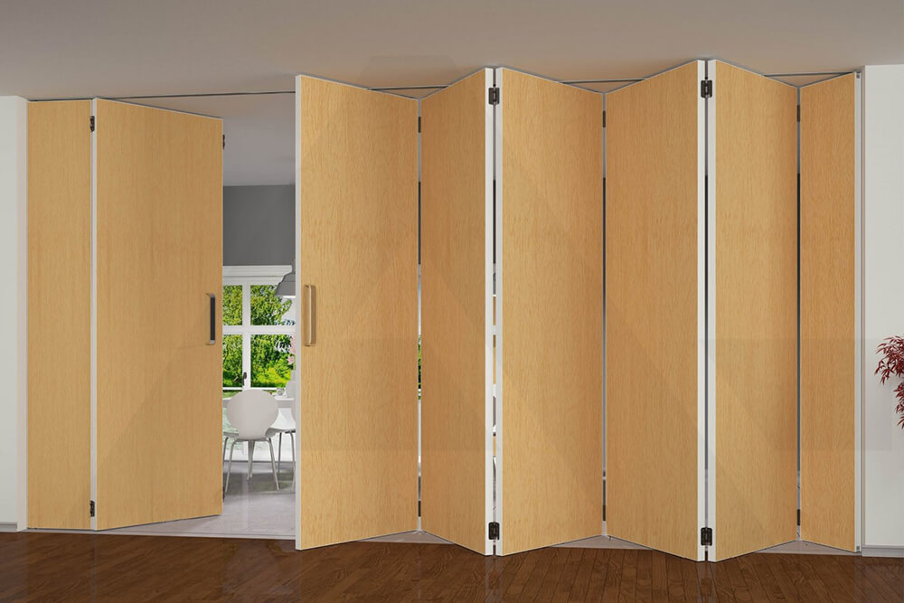 Большие складные двери-гармошки Большие складные двери-гармошки