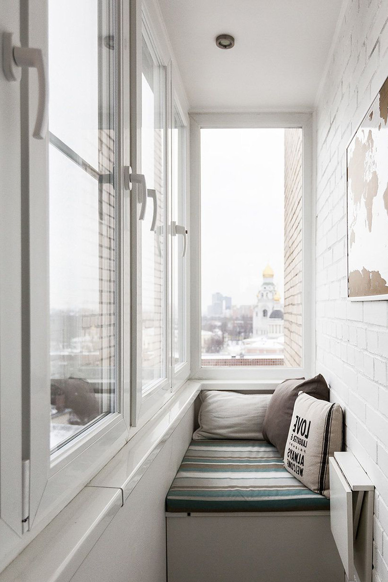 Теплое остекление городской лоджии Теплое остекление городской лоджии